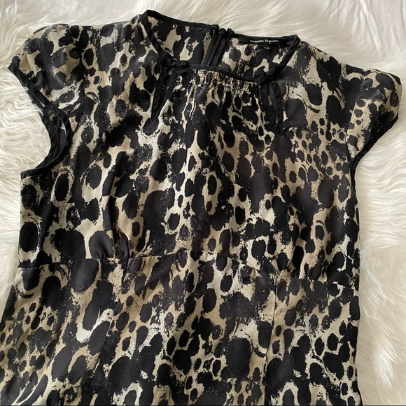 Nanette Lepore • Silk Leopard Print Blouse - Picture 3 of 12